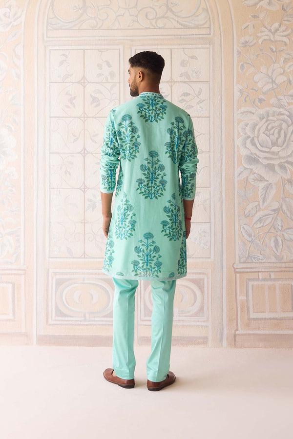 Plume Blue Kurta Set.