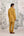 Mustard Kurta & Waistcoat Set.
