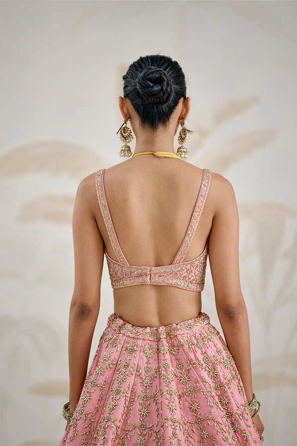 Rose Pink Lehenga Set.