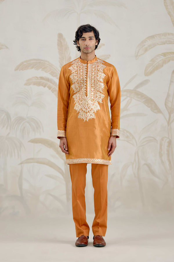 Burnt Orange Kurta Set.