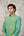Green Kurta & Waistcoat Set.