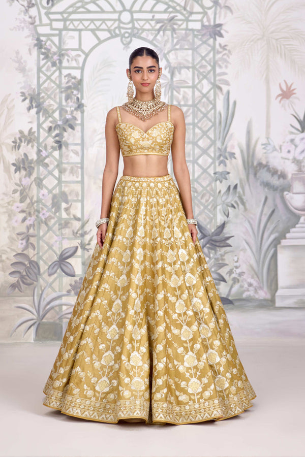 Acacia Yellow Lehenga Set.