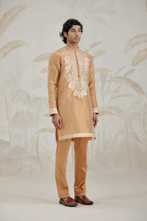 Gold Kurta Set.