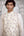 White Kurta & Waistcoat Set.