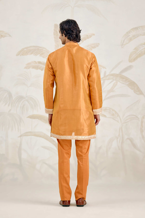Burnt Orange Kurta Set.