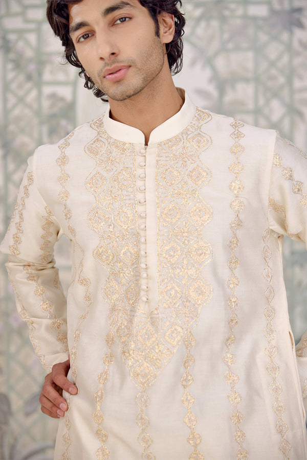 Ivory Kurta Set.