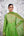 Green Anarkali Set.