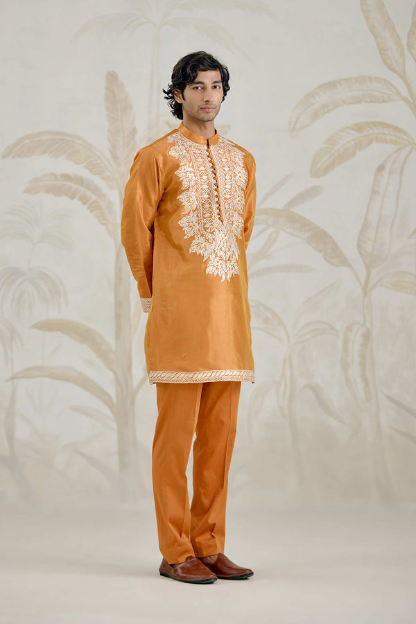 Burnt Orange Kurta Set.