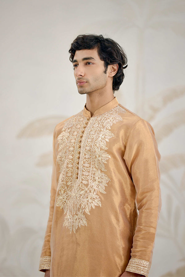 Gold Kurta Set.