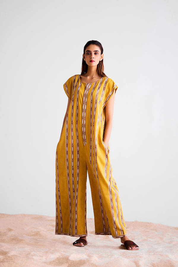 Mustard - Brown Jumpsuit