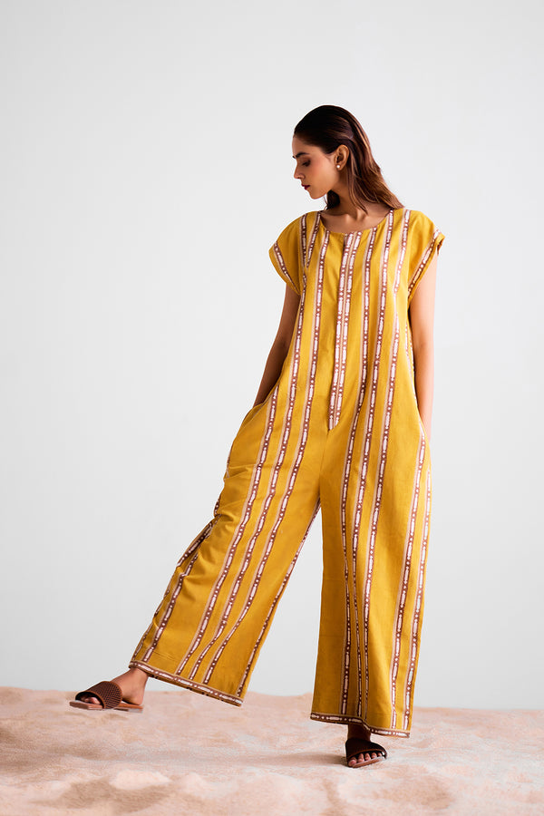 Mustard - Brown Jumpsuit