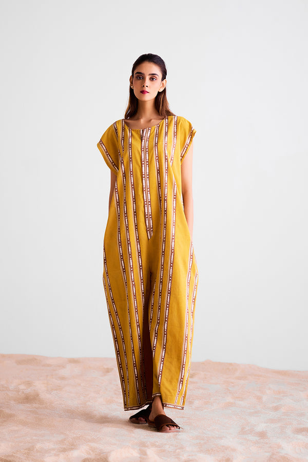 Mustard - Brown Jumpsuit