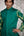 Forest Green Kurta & Waistcoat Set.