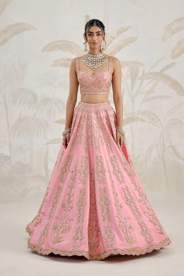 Rose Pink Lehenga Set.