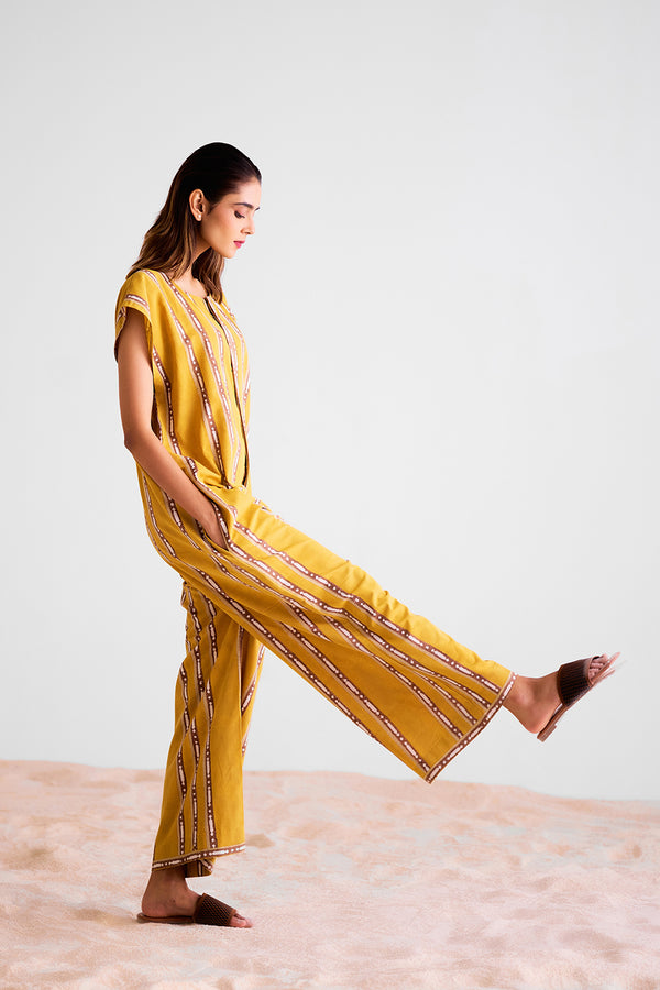 Mustard - Brown Jumpsuit