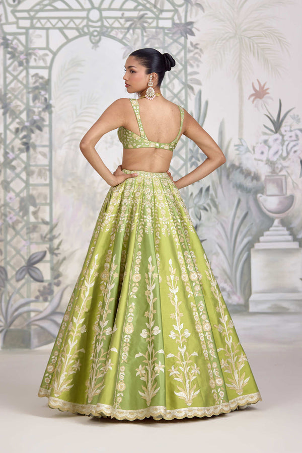 Green Lehenga Set.