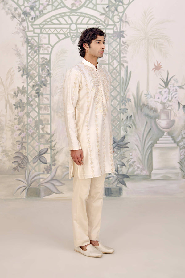 Ivory Kurta Set.