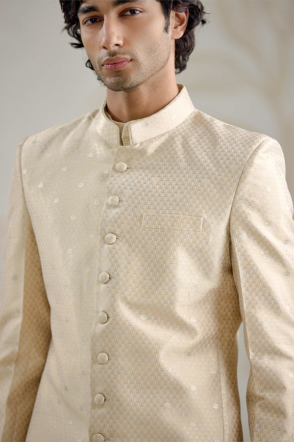 Ivory Kurta & Jacket Set.