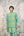 Green Kurta & Waistcoat Set.