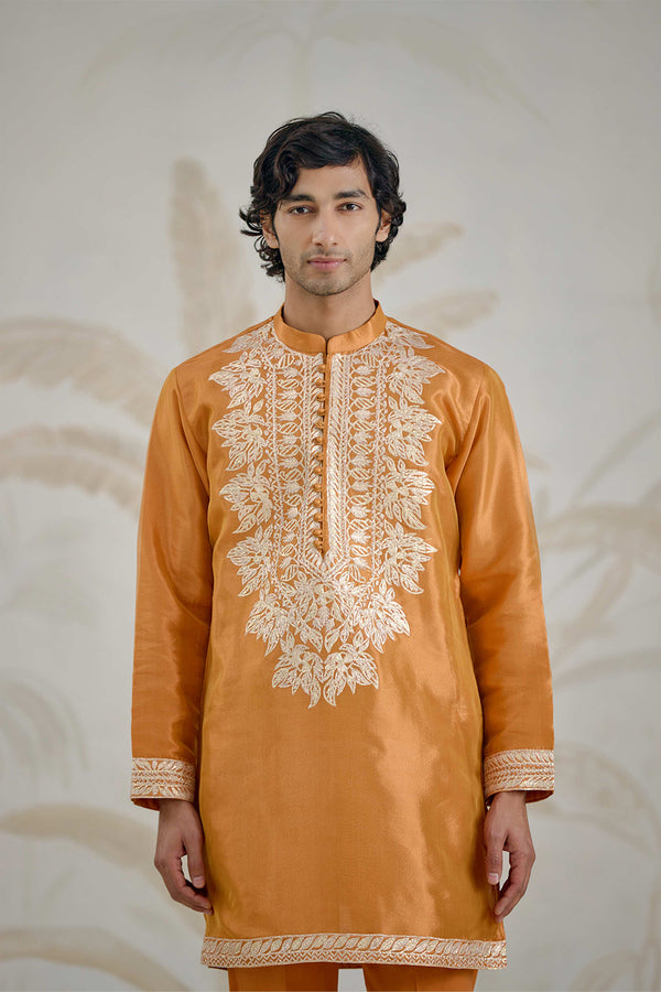 Burnt Orange Kurta Set.