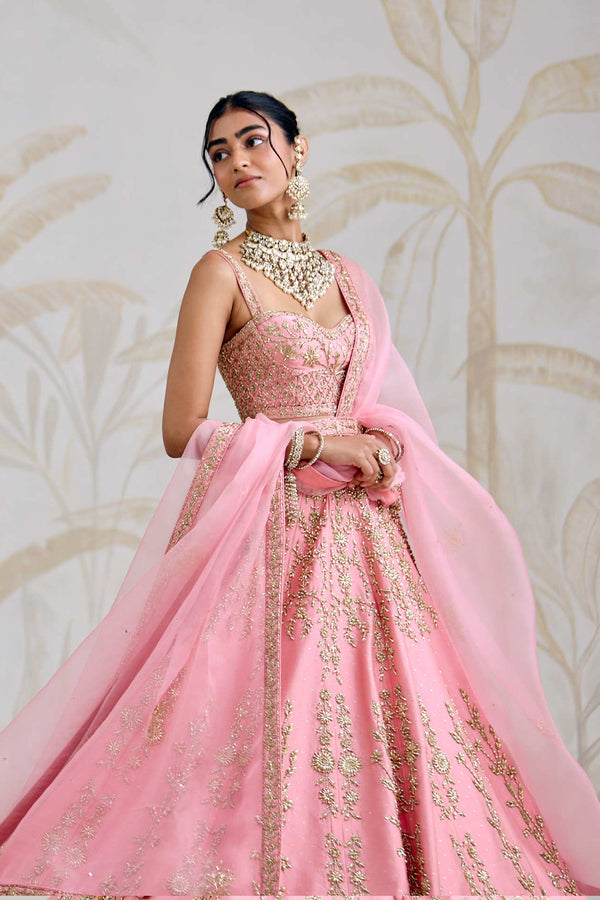 Rose Pink Lehenga Set.