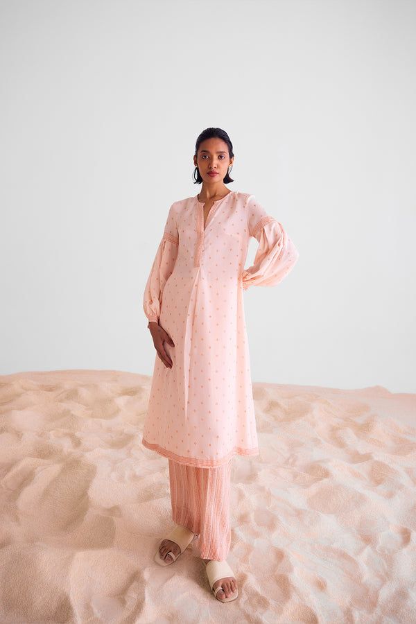 Peach Pink Kurta