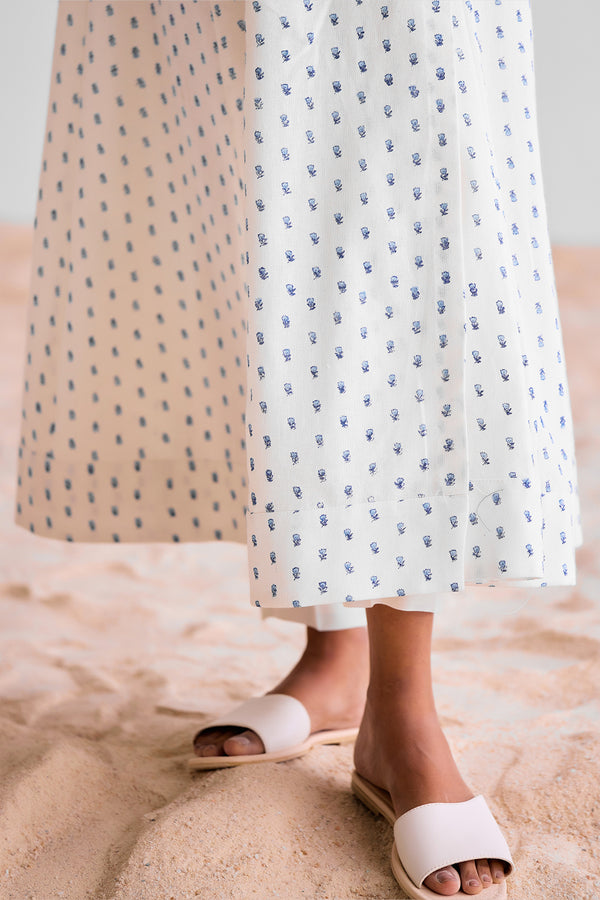 White Angrakha & Trouser.
