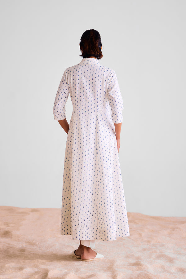 White Angrakha & Trouser.