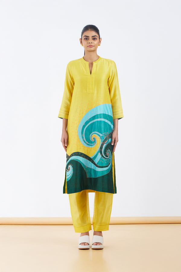 Yellow Kurta Set.