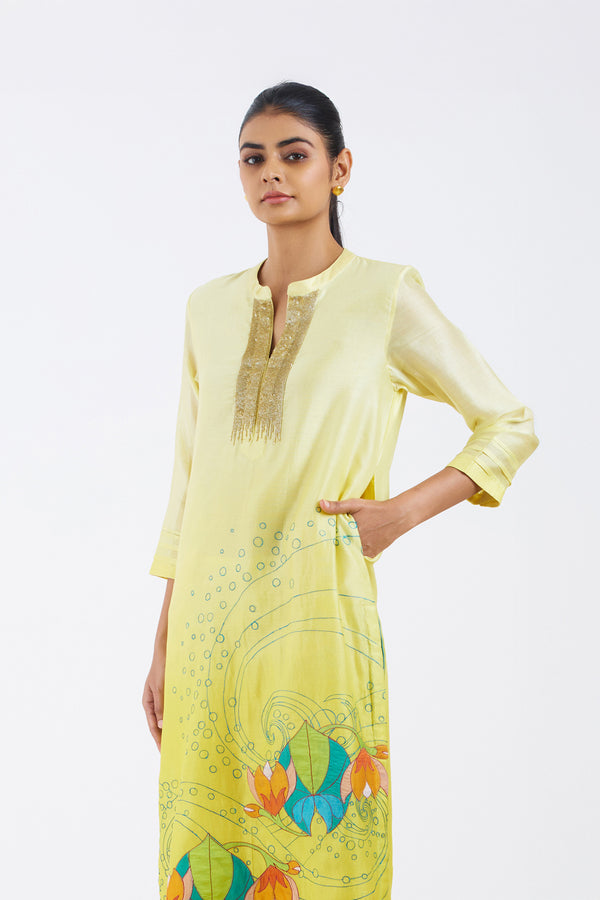 Yellow Kurta Set.