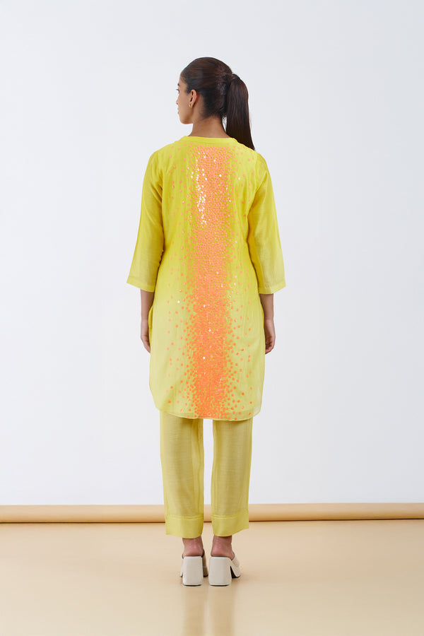 Yellow Kurta Set.