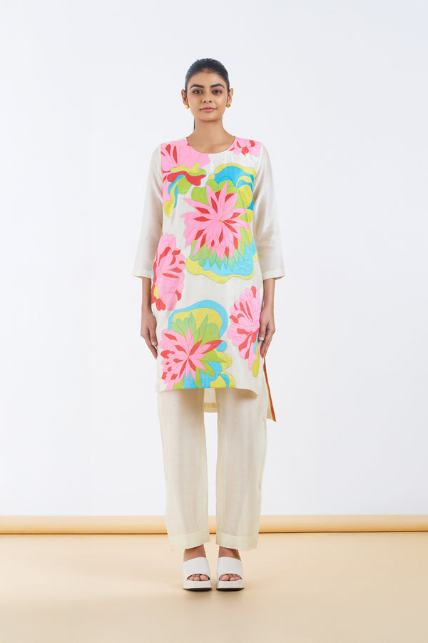 Ivory Kurta Set.