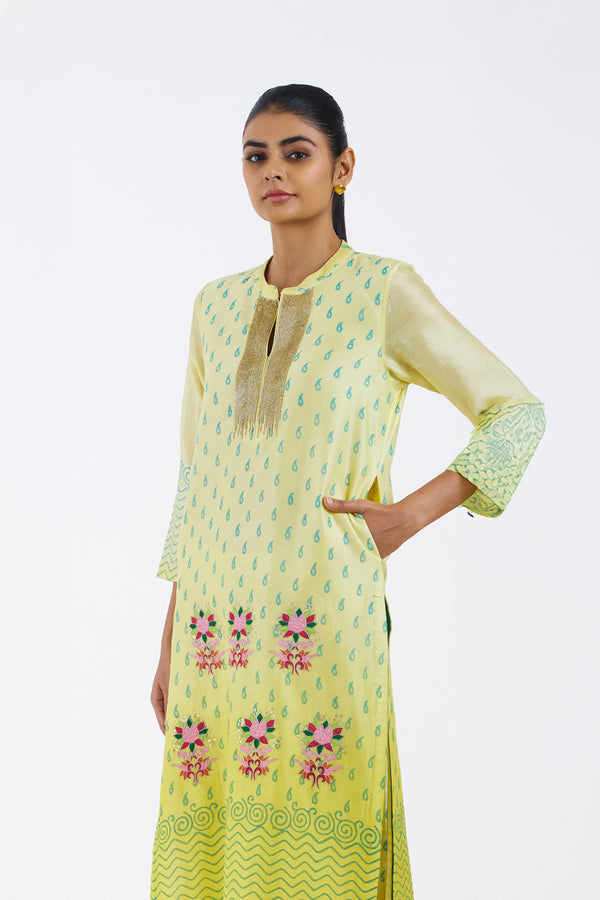 Yellow Kurta Set.