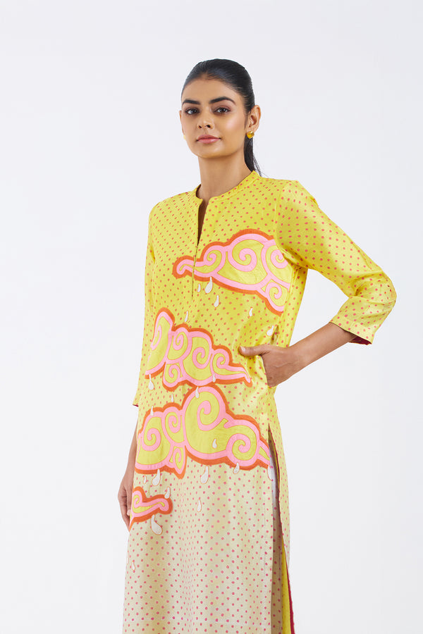 Yellow Kurta Set.