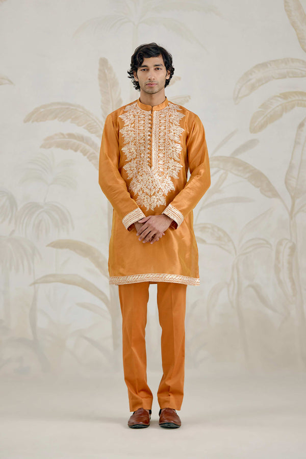 Burnt Orange Kurta Set.