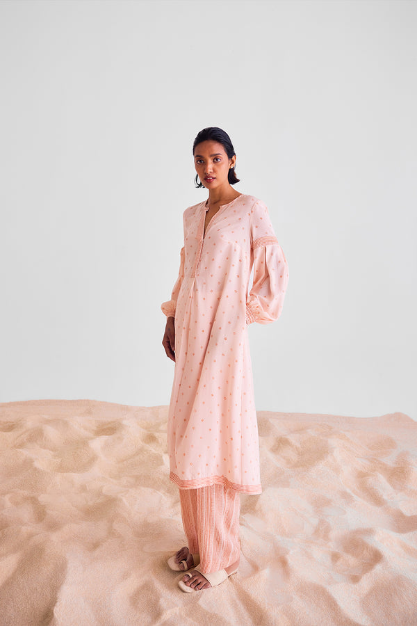 Peach Pink Kurta