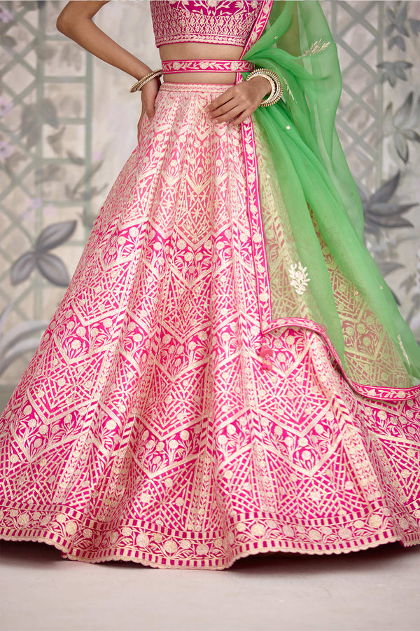 Pink Lehenga Set.