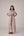 Panelled cotton maxi dress with buttoned front detailing paired with an open tie-up overlay.