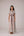 Panelled cotton maxi dress with buttoned front detailing paired with an open tie-up overlay.