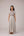 Panelled cotton maxi dress with buttoned front detailing