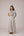 Panelled cotton maxi dress with buttoned front detailing