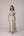 Panelled cotton maxi dress with buttoned front detailing