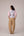 Patchwork waistcoat in pastel checks with striped puff sleeved blouse and high waisted barrel pants in cotton linen