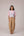Patchwork waistcoat in pastel checks with striped puff sleeved blouse and high waisted barrel pants in cotton linen