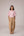Striped puff sleeved blouse with high waisted barrel pants in cotton linen