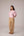 Striped puff sleeved blouse with high waisted barrel pants in cotton linen