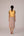Mustard yellow cropped vest with applique embroidery paired with high waisted knee length pencil skirt in linen fabric