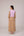 Cropped lilac striped overlay with applique embroidered jacket with pleated cotton maxi dress