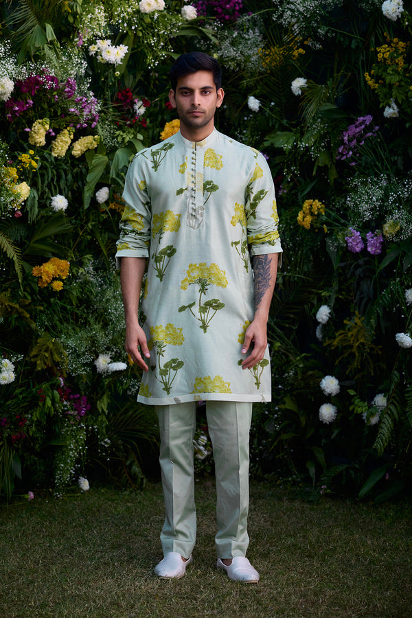 Mist Green Kurta Set