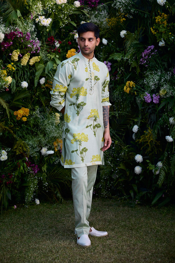 Mist Green Kurta Set